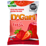 POLVO PARA PREPARAR GELATINA DGARI FRESA AGUA